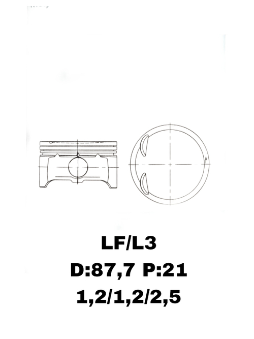 ПОРШНЯ LF 2,0 / L-3 2,3