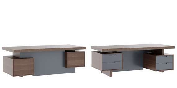 Стол письменный с тумбами малыми