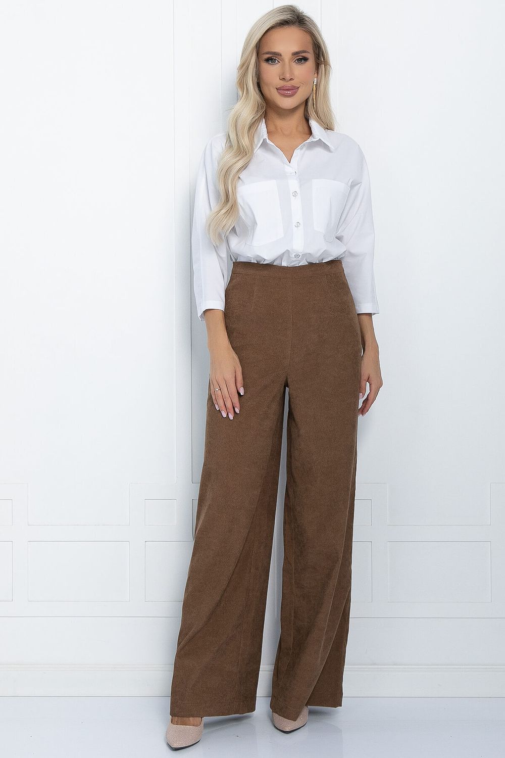 Брюки Жанин (светло-коричневые) Б11390 LT Collection (Акция)
