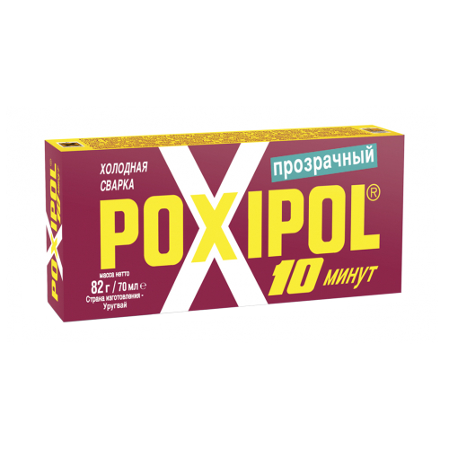 Клей (холодная сварка) "POXIPOL" прозрачный 14 МЛ (6/60/240)