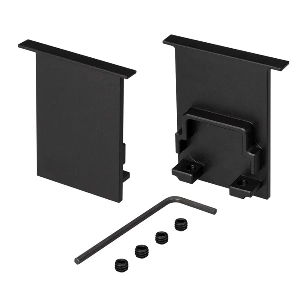 Заглушка SL-COMFORT-3551-F BLACK глухая (Arlight, Металл) 031787