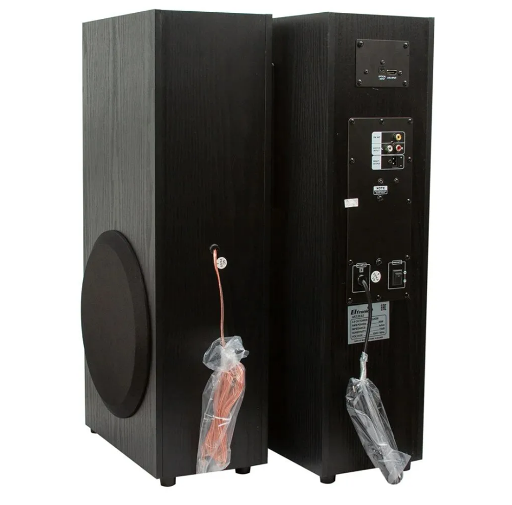 Колонка 08" (20-82 HOME SOUND) динамик 6шт/2х8"; 2х4"; 2х1.5" комплект 2 колонки ELTRONIC (черная)