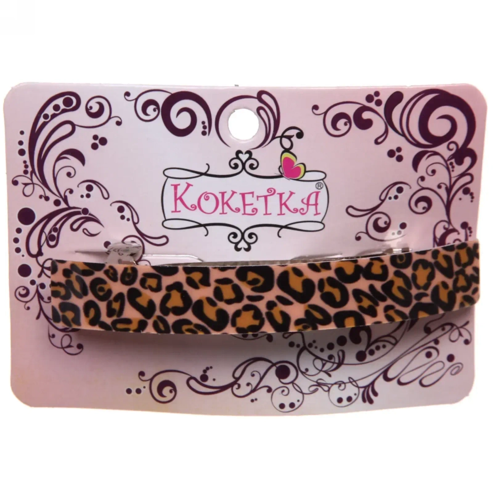 Заколка автомат «Women's style - Сафари», 9,5*1см, микс 6 цветов