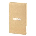 Футляр для ключей BEFLER "Classic", натуральная кожа, две кнопки, 60x110х15 мм, коричневый, KL.3.-1