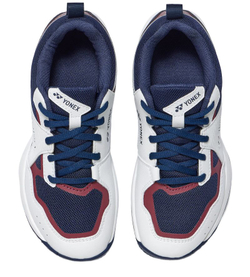 Детские теннисные кроссовки Yonex Power Cushion Pro-Move Junior - white/navy/red