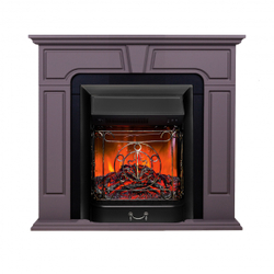 Электрокамин RealFlame Theodor GR грей софт с очагом Majestic Lux Black