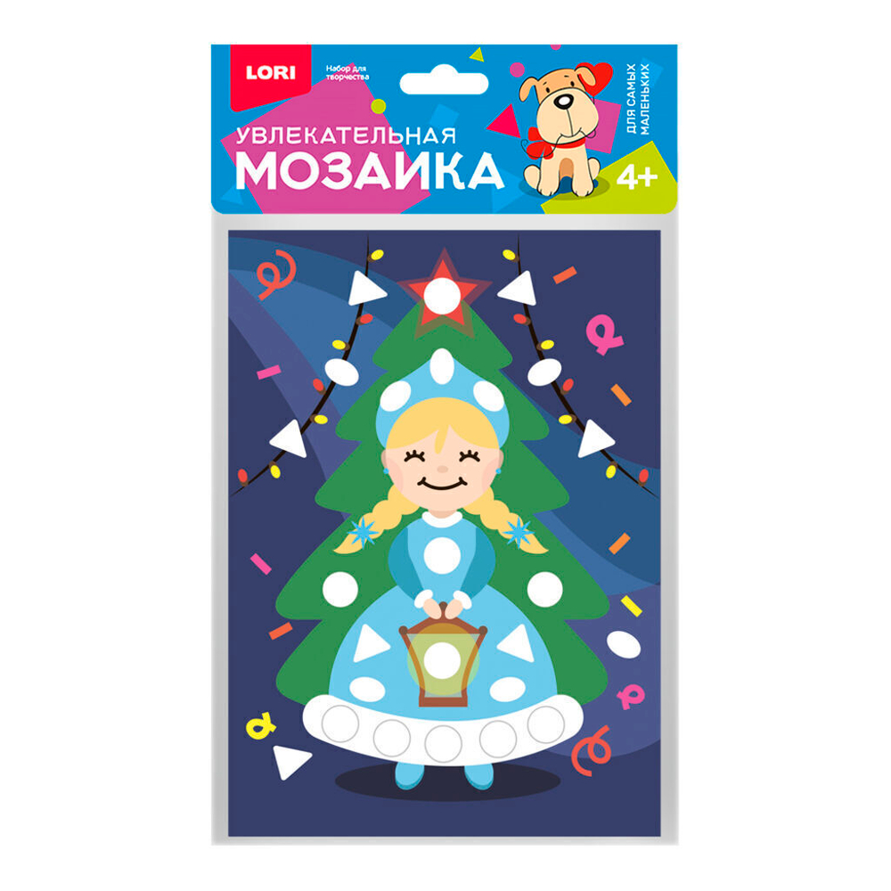 Аппликация из EVА 15*20см "Снегурочка" 4+