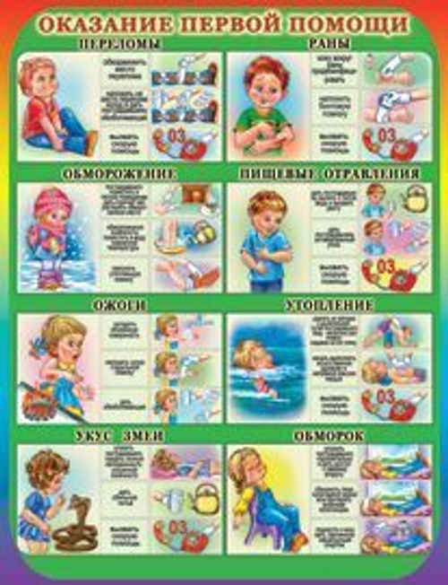 Плакат 1ПЛ-330  Оказание первой помощи И 46071