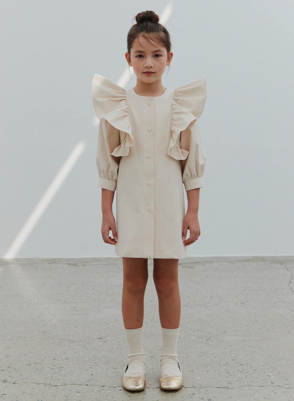 Платье с оборками