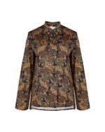 Рубашка пижамная Soft & Wild Leopard dark