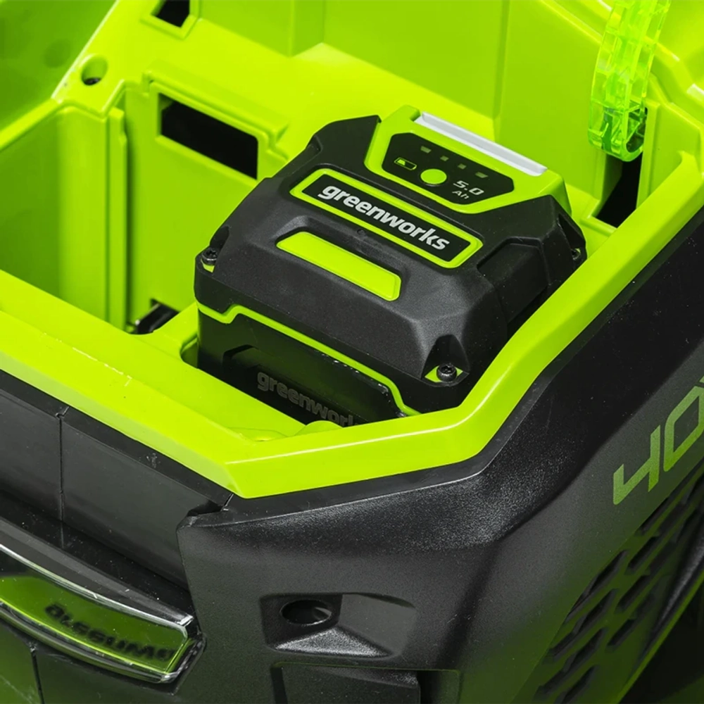 Газонокосилка аккумуляторная Greenworks GD40LM48SP 40В (1 x 8 Ач, ЗУ) нож 48 см, 2517407UH