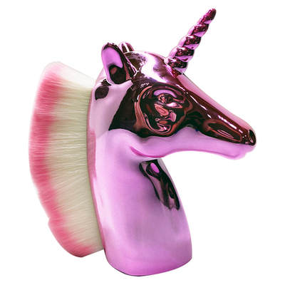 Кисть-единорог для удаления опила Розовая, "Sakura"