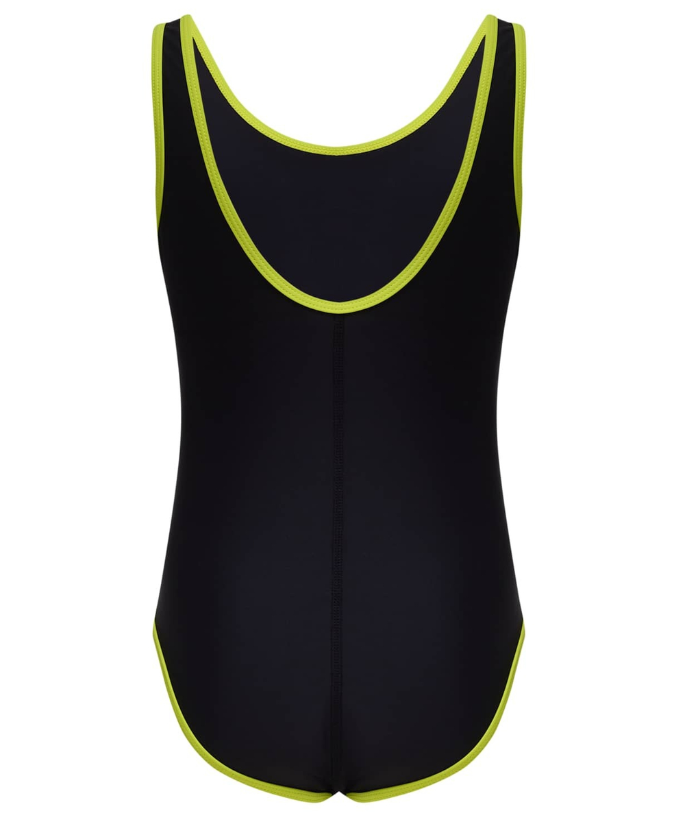 Купальник для плавания Edge Black/Lime, полиамид, подростковый