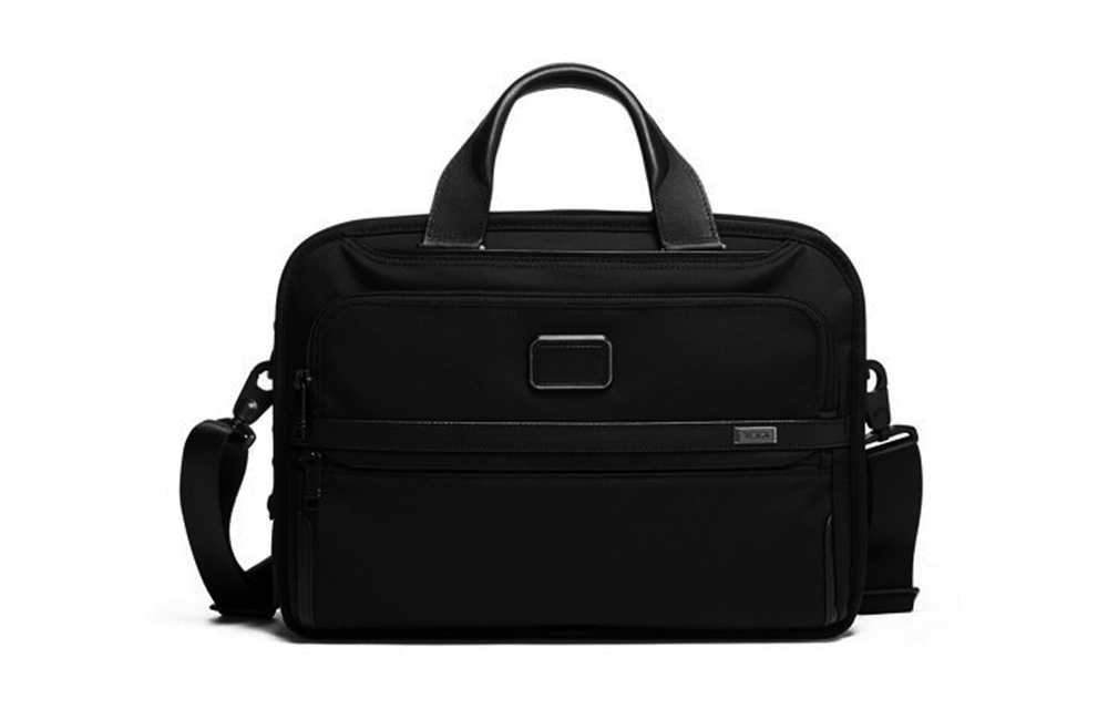 TUMI Alpha 3 Nylon Handbag Laptop Bag Regular Men"s Black