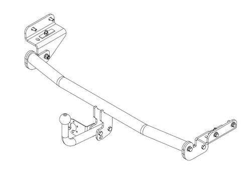 Фаркоп Avtos на HYUNDAI SOLARIS (2010-2016)(паспорт и сертификат в комплекте)(без электрики)HY 32