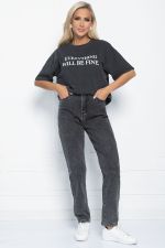 Джинсы Аби (серые) Б11175 LT Collection (Акция)