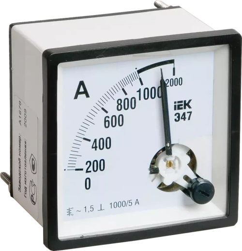 Амперметр Э47 1000/5А кл. точн. 1,5 96х96мм ИЭК