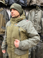 Костюм зимний PRIDE Магнум -45°C, полукомбинезон, Исландия, хаки