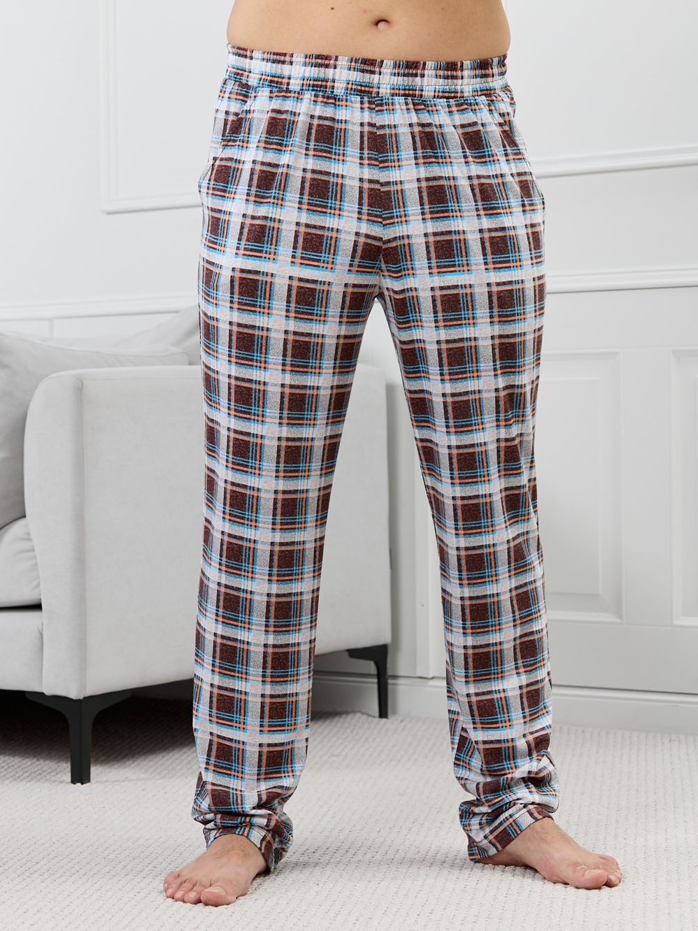 Брюки мужские Тор-1.1 Виотекс КЛЕТКА РАЗНОЦВЕТНАЯ