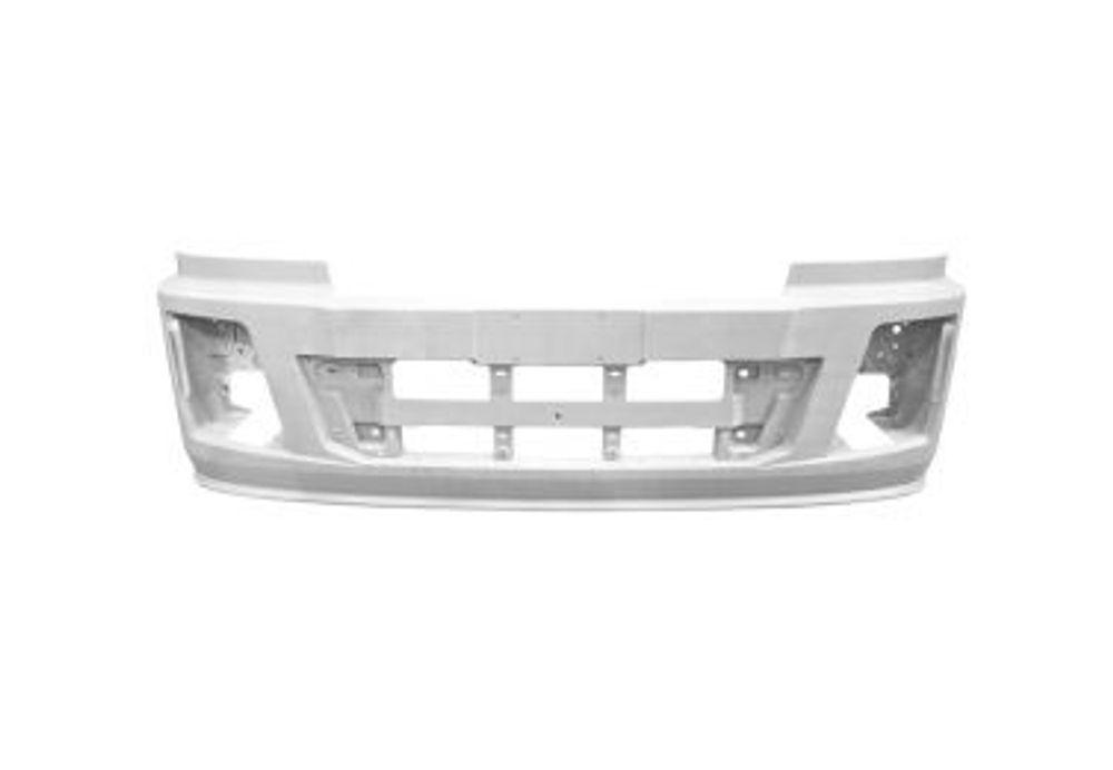 Бампер с решеткой цельный белого цвета X3000 тягач (рестайл)