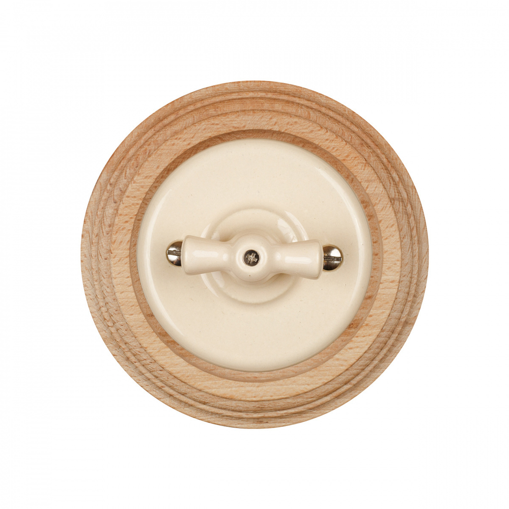 Рамка 1 постовая, накладной монтаж, дерево, цвет Натурэль BF1-610-10