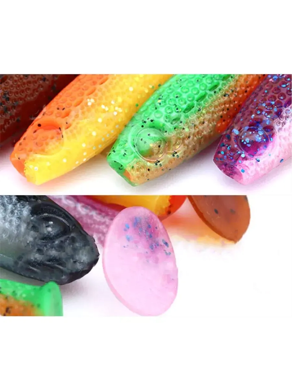 Виброхвост Footsie 4.0'',4 шт/уп.,цвет 1107,10см,7гр