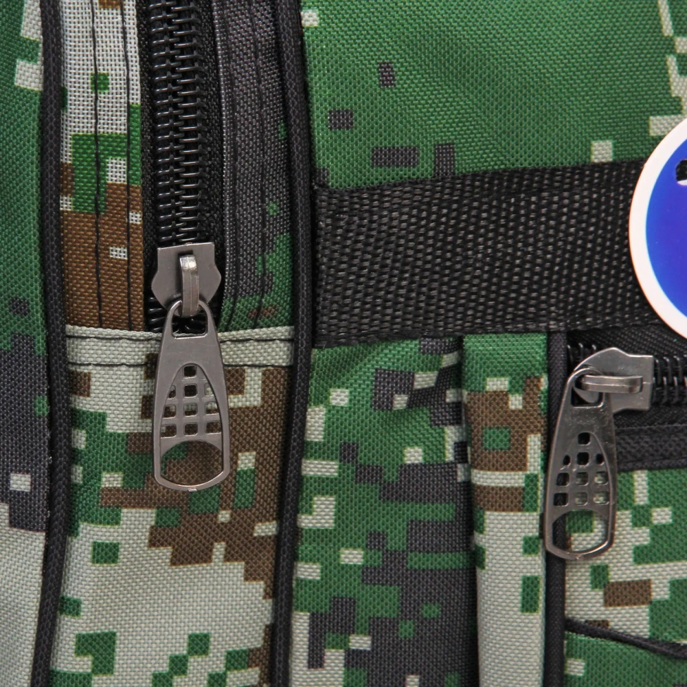 Сумка дорожно-спортивная «KANADA», цвет серый, камуфляж, 4 кармана, 27л, 60*34*25см (без лого)