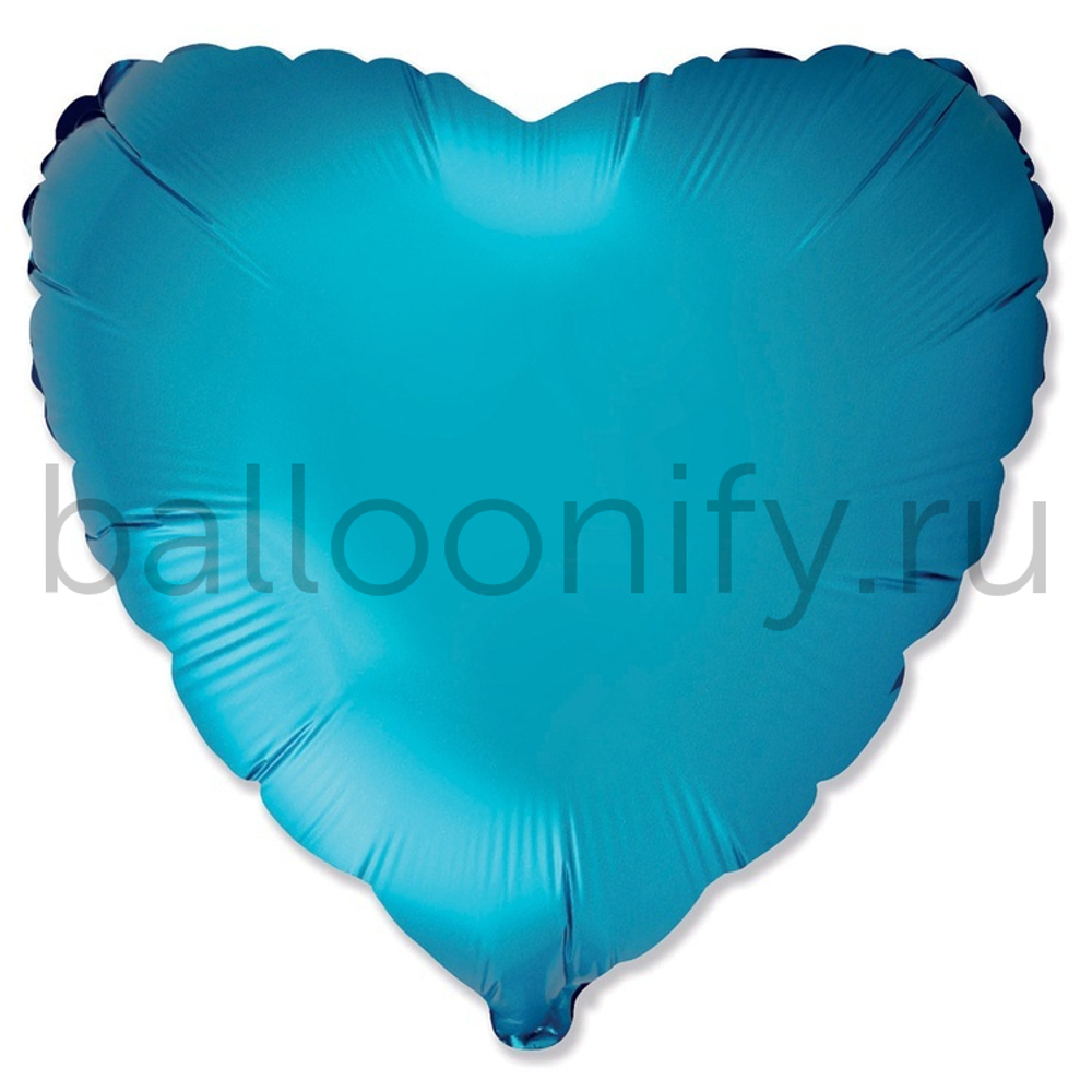 Фольгированная фигура, сердце, 18"/46СМ Сатин Capri