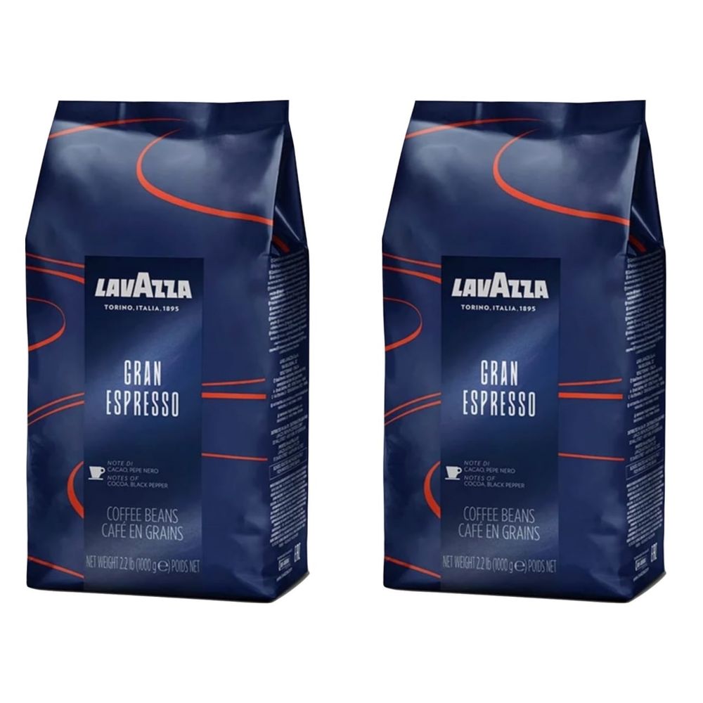 Кофе в зернах Lavazza Gran Espresso, 1 кг, 2 шт