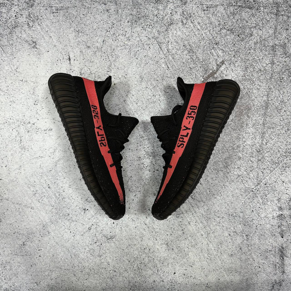 Кроссовки Adidas Yeezy Boost 350 V2 red stripe