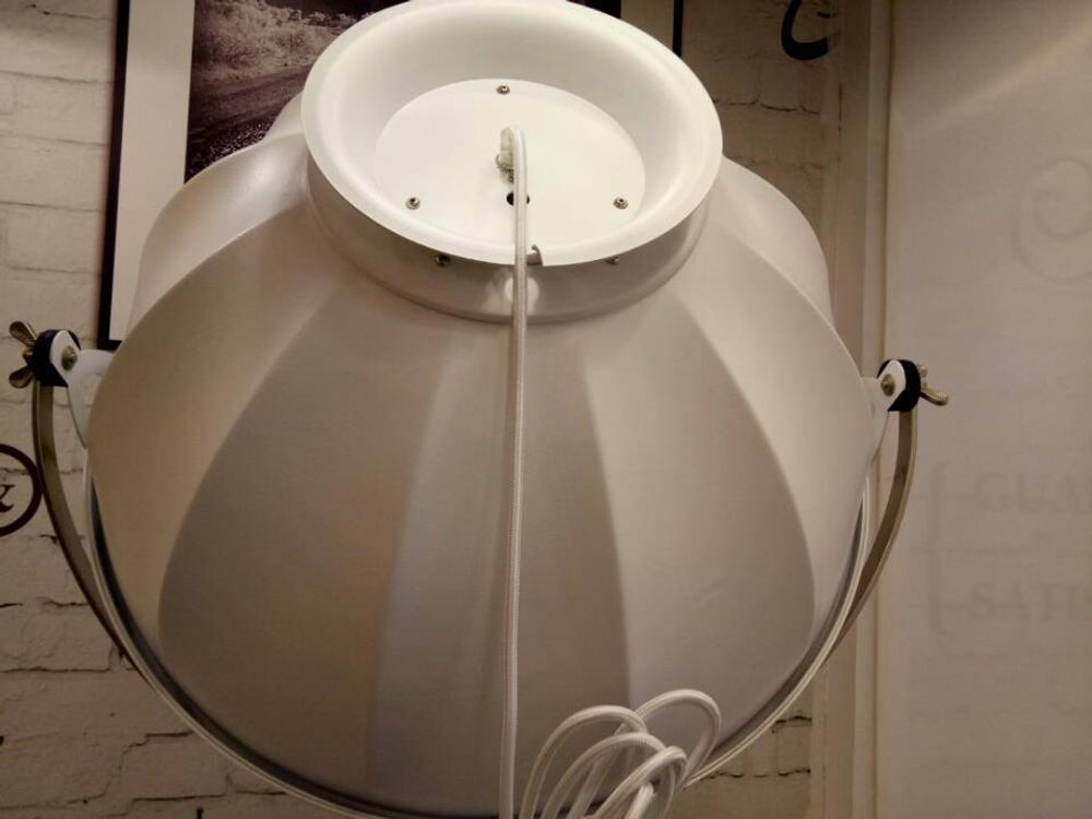 Торшер Studio white/gold