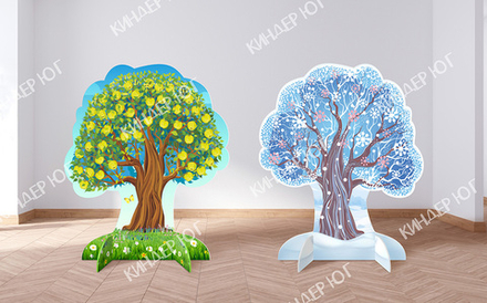 Декорация "Дерево (Зима/Лето)" арт. М301-1