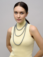 Колье "Trio Long Dark Gray"