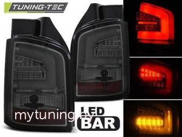 Задние фонари VW T5 smoke led bar