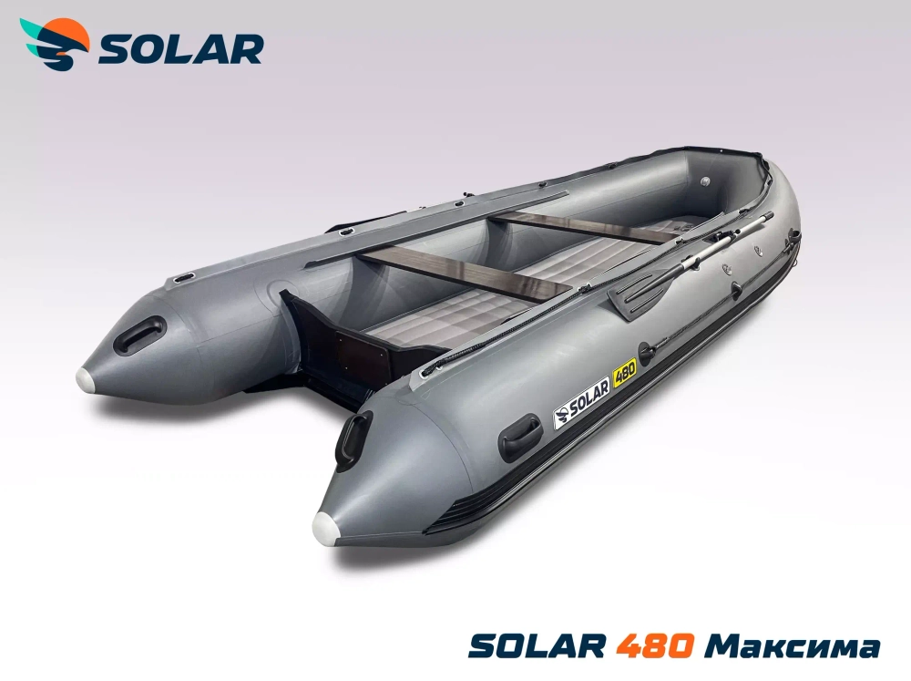 Лодка надувная моторная solar-480 к