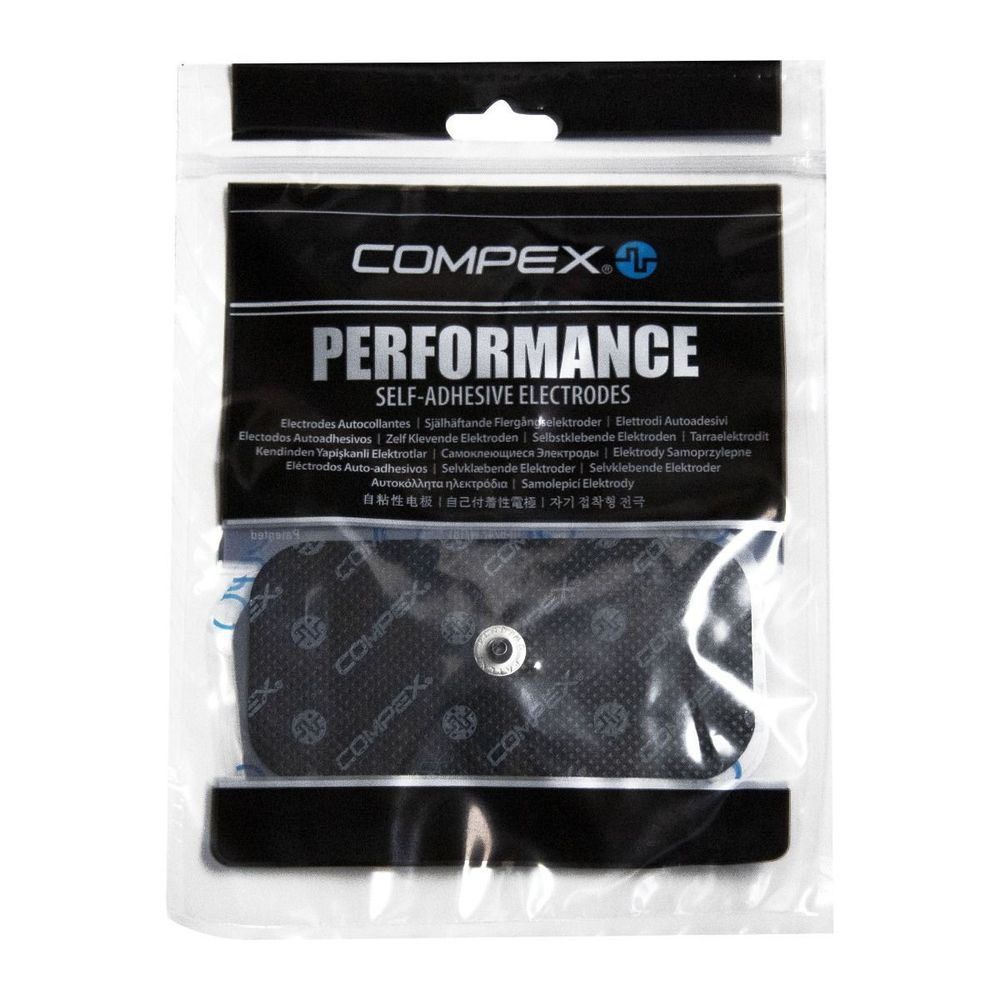 Электроды для миостимуляции Compex Performance Snap с одной кнопкой, 42222, размер 5х10см.