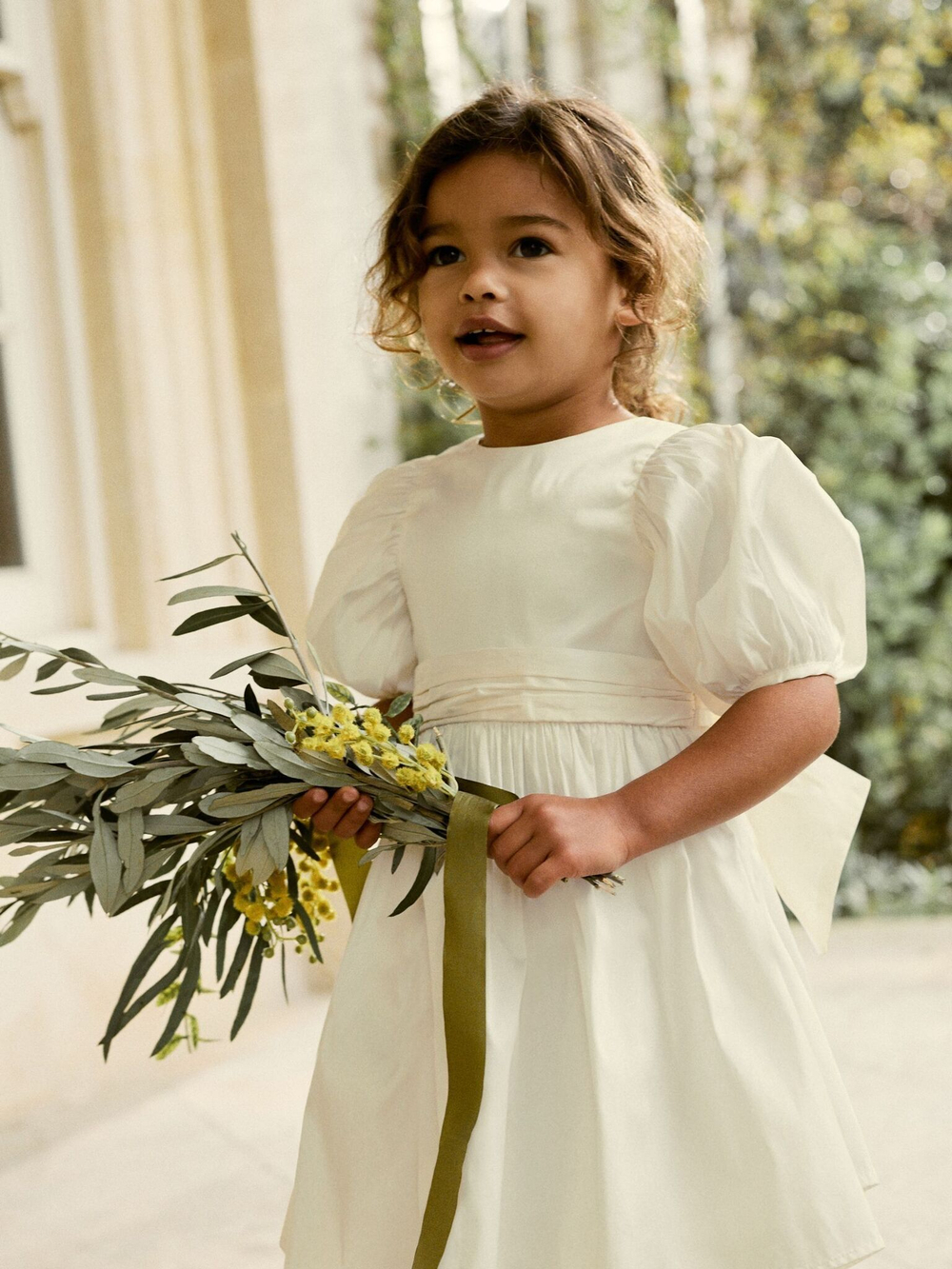 Платье для девочки Next 750-090, Кремовый