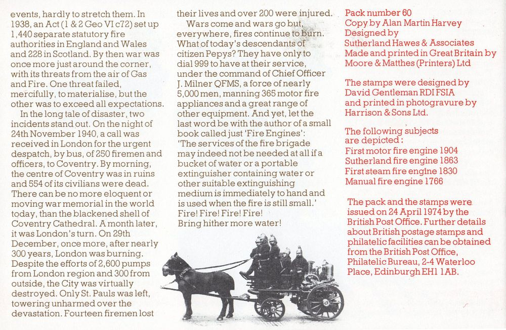 Конверт Первого дня Великобритании от 24 апреля 1974 года с четырьмя марками и спецгашенем