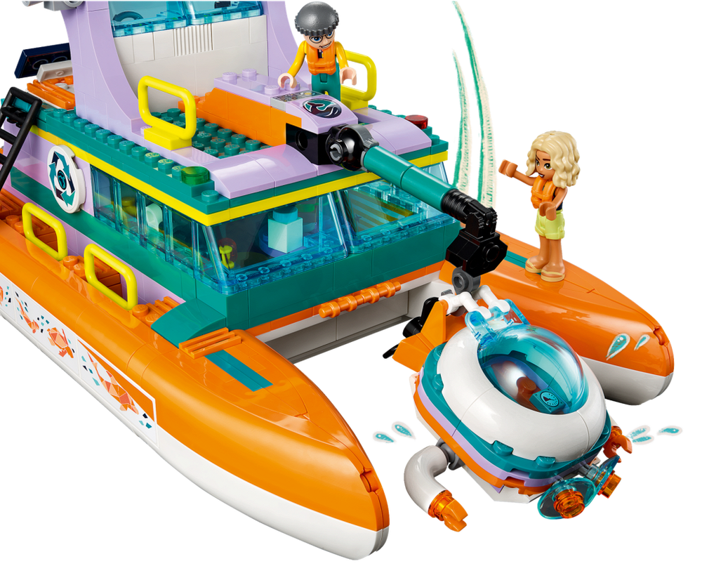 Конструктор LEGO Friends 41734 «Морская спасательная лодка»