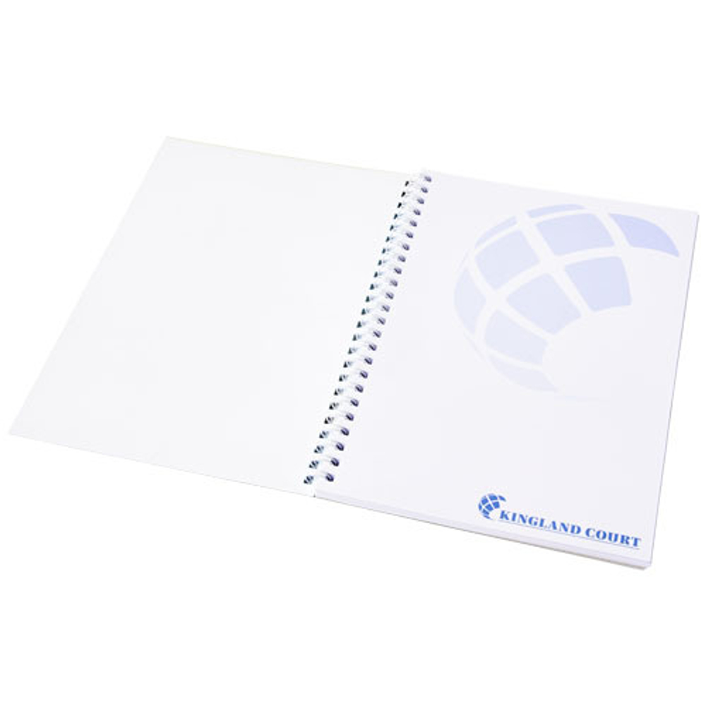 Блокнот Desk-Mate® формата A5 на спирали с обложкой из ПП