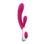 Вибромассажер G-spot с клиторальной стимуляцией перезаряжаемый (Цвет: Розовый)