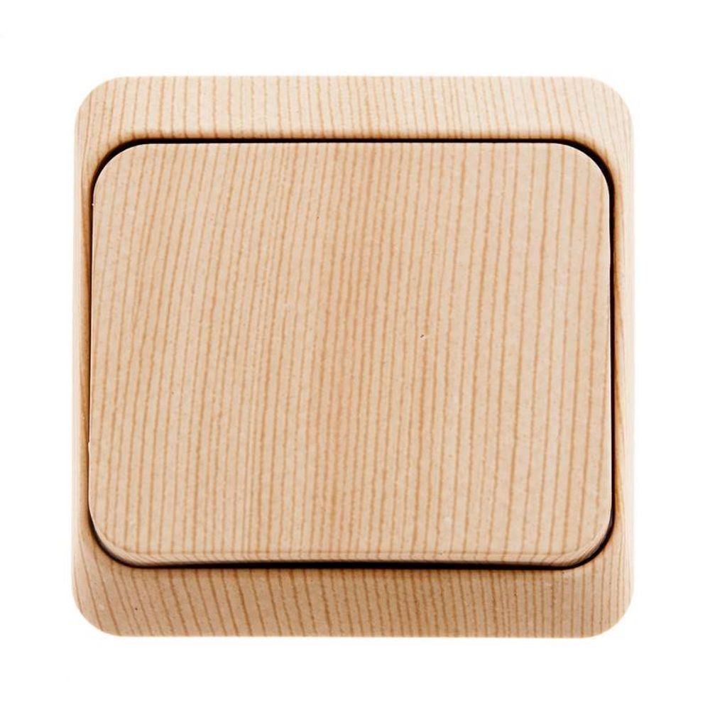 Выключатель UNIVersal Олимп СОСНА 1кл. о/п 10А 250В