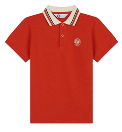 Детская теннисная футболка Roland Garros Sebastien Polo Shirt - Orange