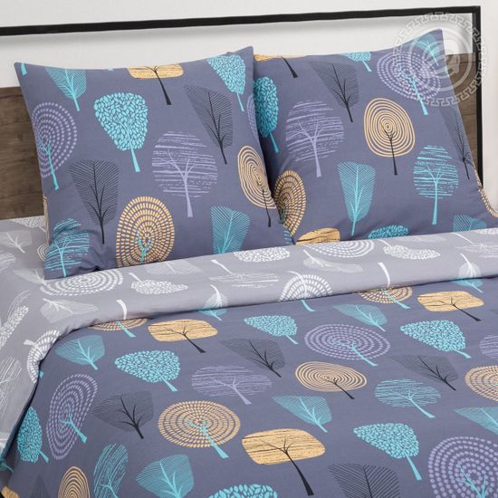 Полуторный комплект постельного белья Фэнтези бязь Премиум наволочки 70x70 см