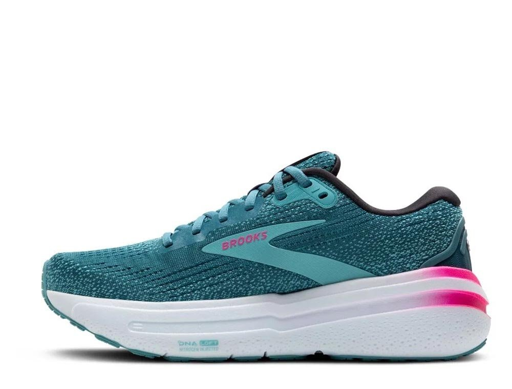 Кроссовки для бега женские Brooks Ghost Max 2 W Бирюзово-Розовые