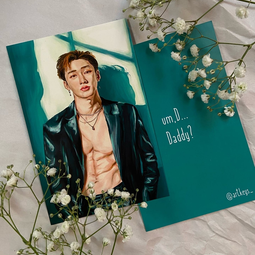 Открытка / STRAY KIDS / artkeys_ / "bangchan daddy"
