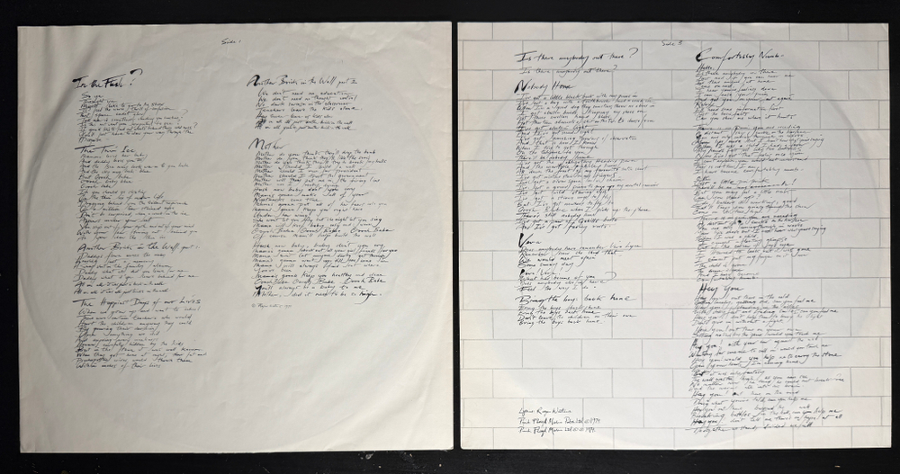 Pink Floyd ‎– The Wall 2LP (Германия)