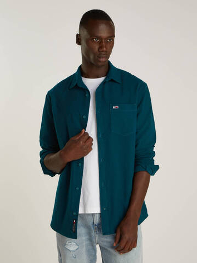 Рубашка Tommy Jeans - бирюзовый(DM0DM19656)