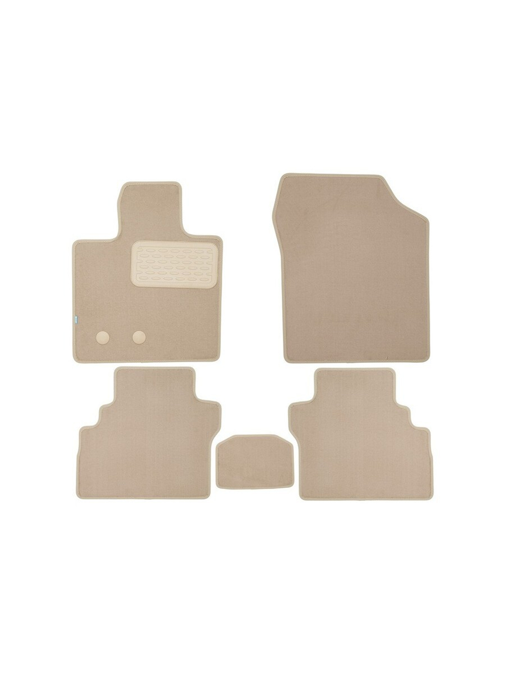 Коврики в салон для МОСКВИЧ 3е 2023- внедорожник , 5шт. (текстиль, бежевые) KLEVER0412300222112KH