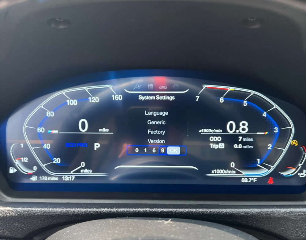 Электронная панель приборов BMW 3-серия F30 F34 2011-2019 - Carmedia NH-LCD-B02-F30 с ЖК 12.3" экраном QLED